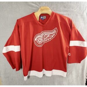 Vintage 90's Starter Detroit Red Wings Jersey Mens XXL NHL Hockey